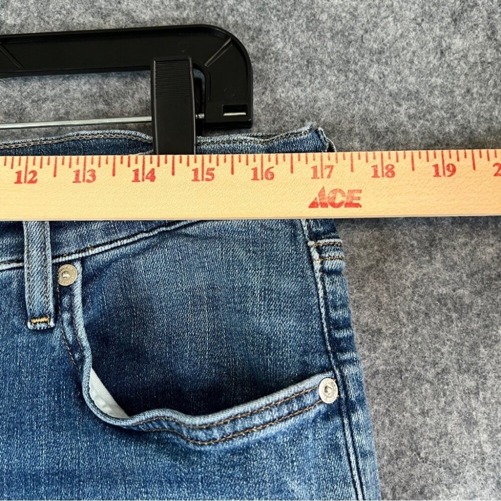 CITIZENS OF HUMANITY Lilah High Rise Bootcut Flare Blue Jeans Size 32 FLAW - Picture 9 of 15